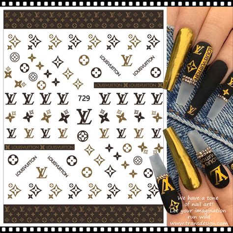 louis vuitton nail stickers amazon|louis vuitton press on nails.